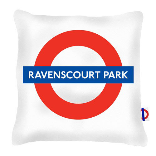 Ravenscourt Park Tube Station London Transport Cushion