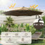Parasol en porte-à-faux 10 po Caillo-86792627