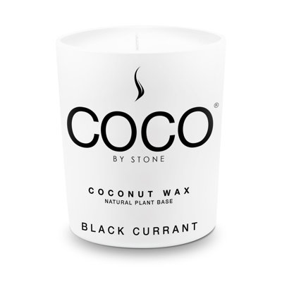 Black Currant Natural Coconut Apricot Wax Candle
