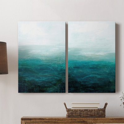 Drifting Sea I-Premium Gallery Wrapped Canvas -Ready to Hang