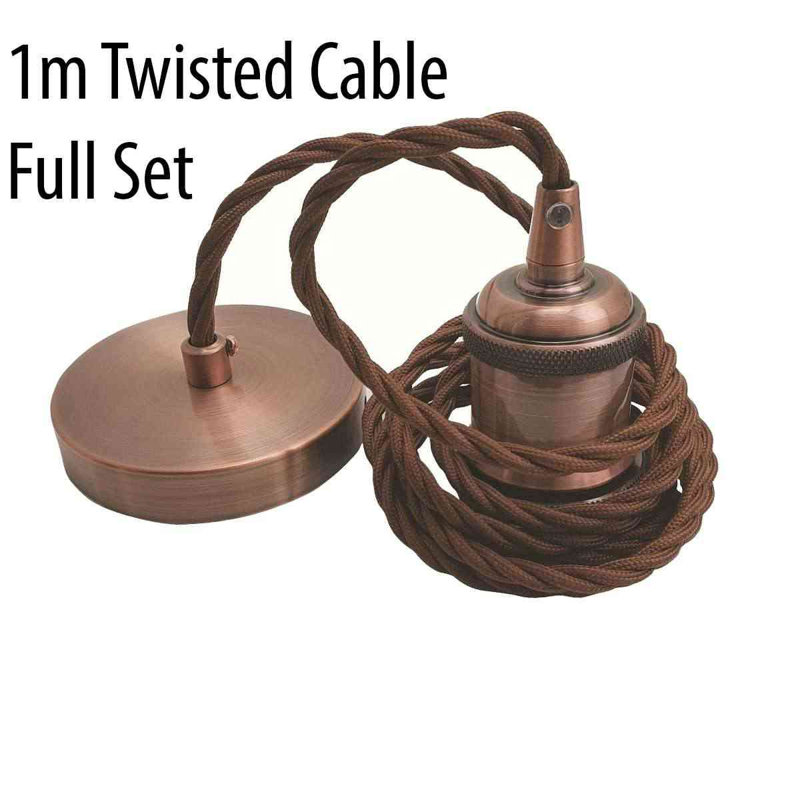 3 - Light Single Pendant, Copper