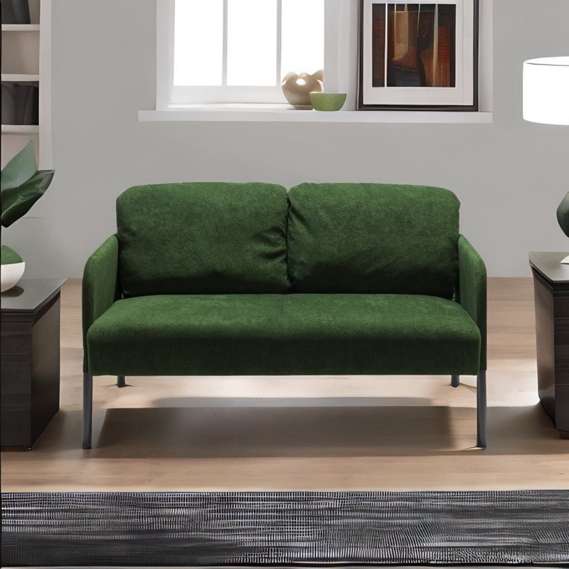 Modern loveseat sofa, Green