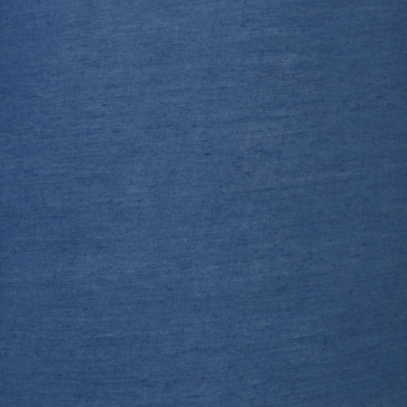 Abat-jour tambour en coton (araignée) de couleur marine, H 8,5 po x l 12 po P 12 po