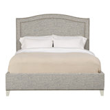 Caroline/Casey Queen Upholstered Low Profile Panel Bed