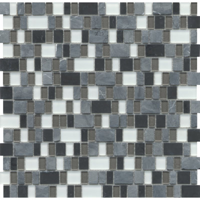 Unique™ 12" x 12" Random Mosaic Tile
