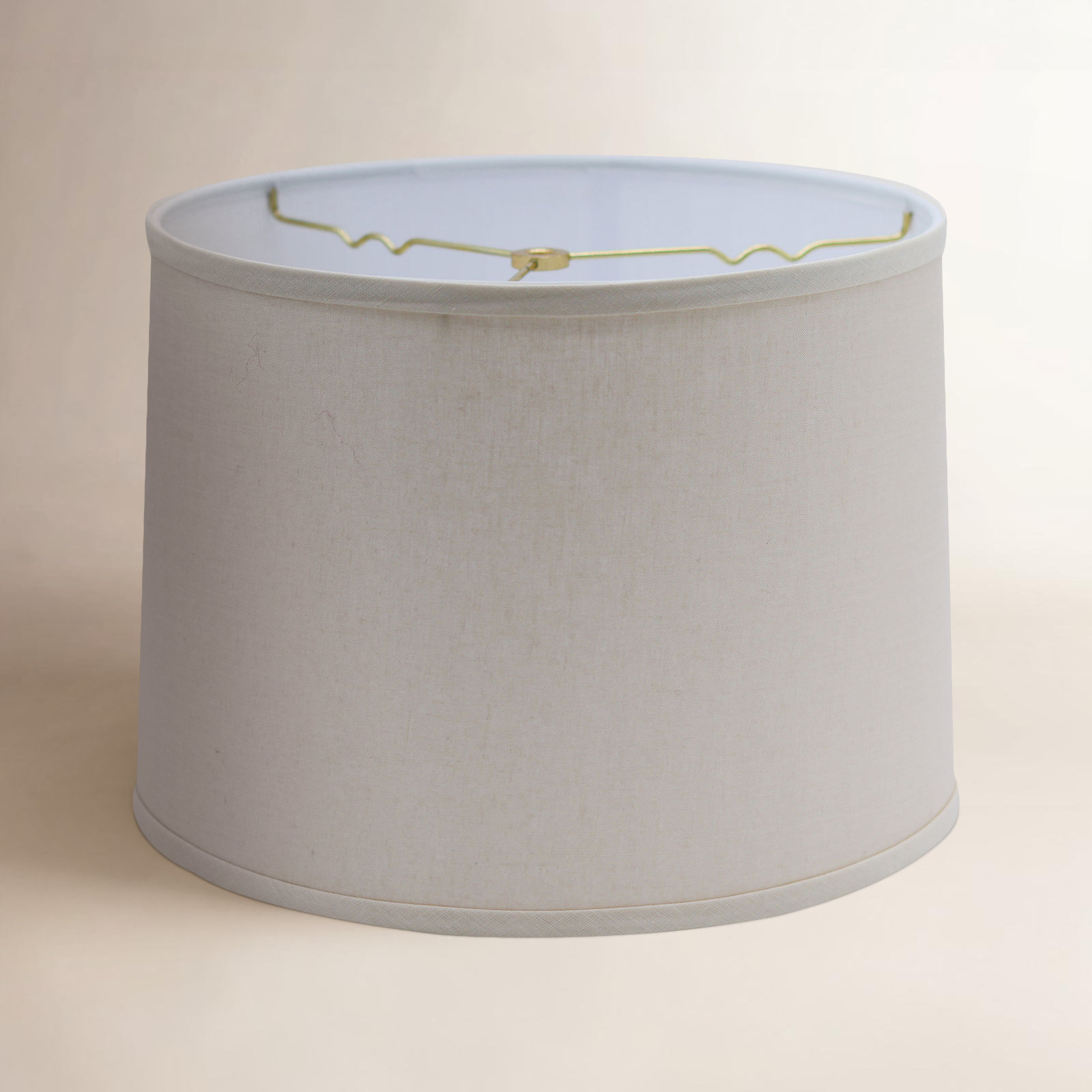 Drum Hardback Lamp Shade with Washer Fitter, 12" H x 18" W x 18" D