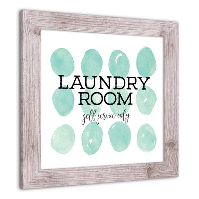 Laundry Room, reproduction encadrée