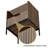 Arlen Modern Bedside Table with Charging Station & Glass Top â€“ 1-Drawer Nightstand,2Pcs-83597254-83597255