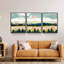 Paysage naturel - Peinture sur toile 3 pièces-86896610-86896609