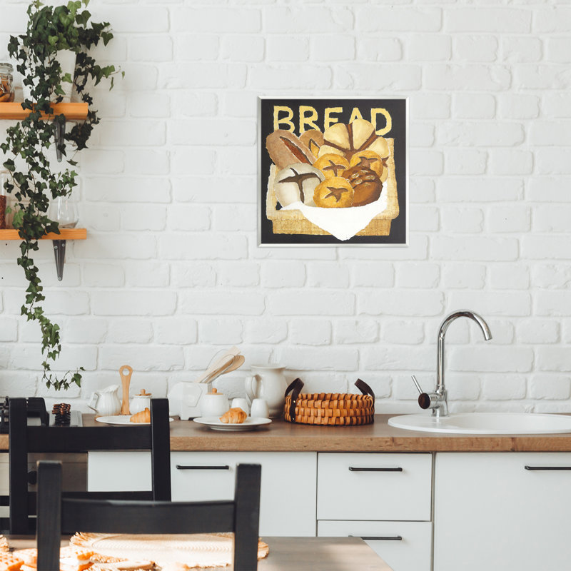 Plaque murale avec pains assortis, design par Nancy Overton