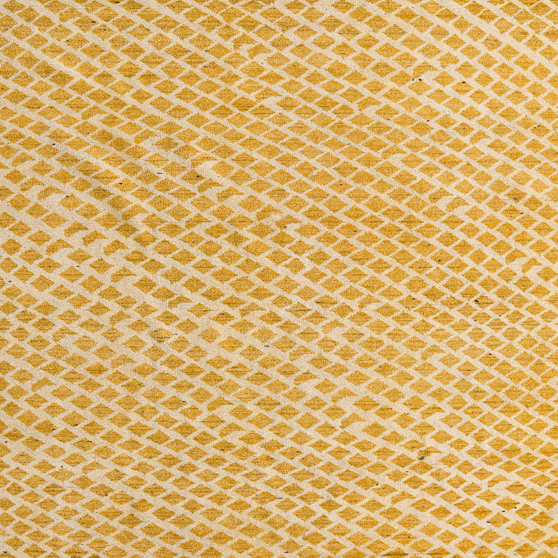 Tapis décoratif multicolore à motif abstrait, Carré 5 pi