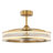 29.1" Caged Ceiling Fan with Dimmable LED Lights and Remote Control