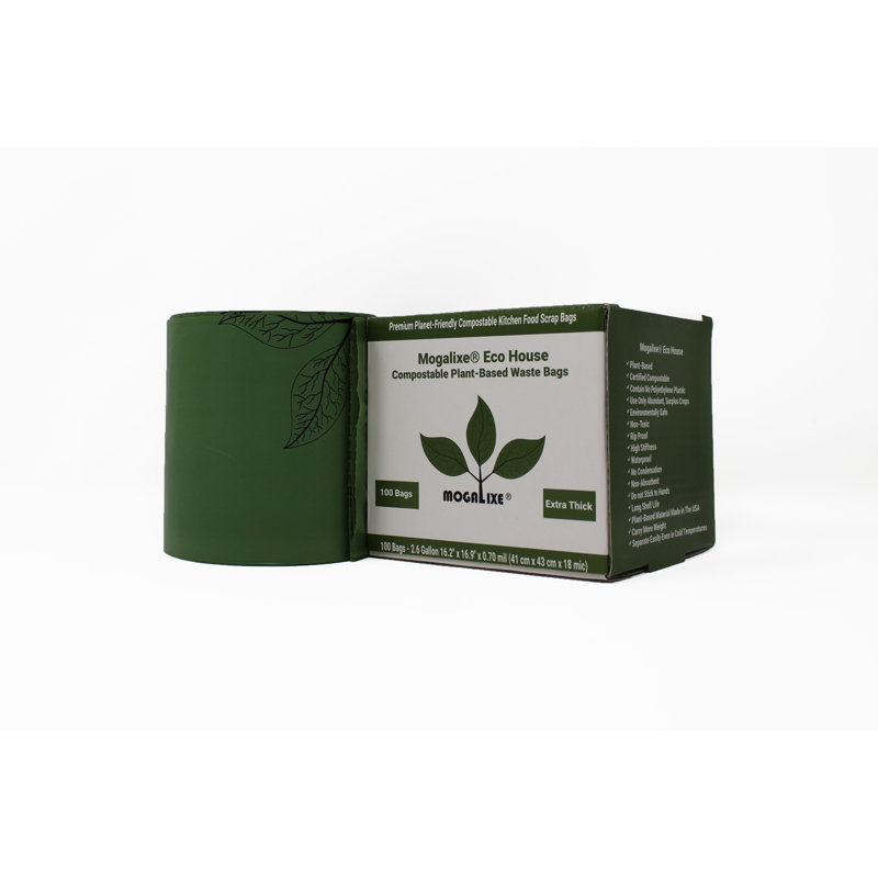Mogalixe Compostable 2.6-Gal. Trash Bag