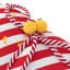 Coussin décoratif en forme de bonbon en peluche 3D
