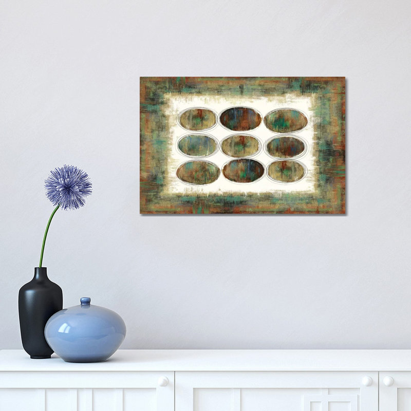 Tribal Pattern - Wrapped Canvas Painting, 30.48 cm H x 45.72 cm W