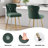 Maghull Upholstered Counter Stool with Metal Frame-1422407904