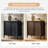 Lucious Transitional 32''W 2-Door Transitional Storage Curved Cabinet with Classic Spindle Legs and Cable Management-1089168594