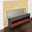 tempered glass panel Electric Fireplace-104850952