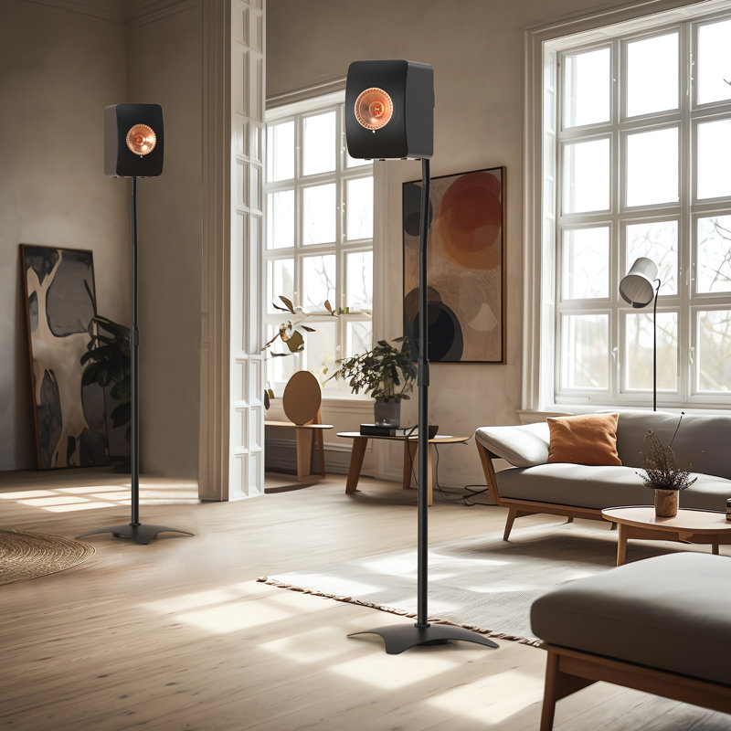 Support pour enceinte à hauteur ajustable