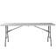 Fairport Rectangular Metal Folding Outdoor Camping Table , cm W cm D-1552623265
