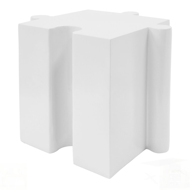 Ensemble de 3 tables de casse-tête artistiques, tables d'appoint modulaires MGO à conception emboîtable pour une utilisation intérieure et extérieure, grande capacité et polyvalence