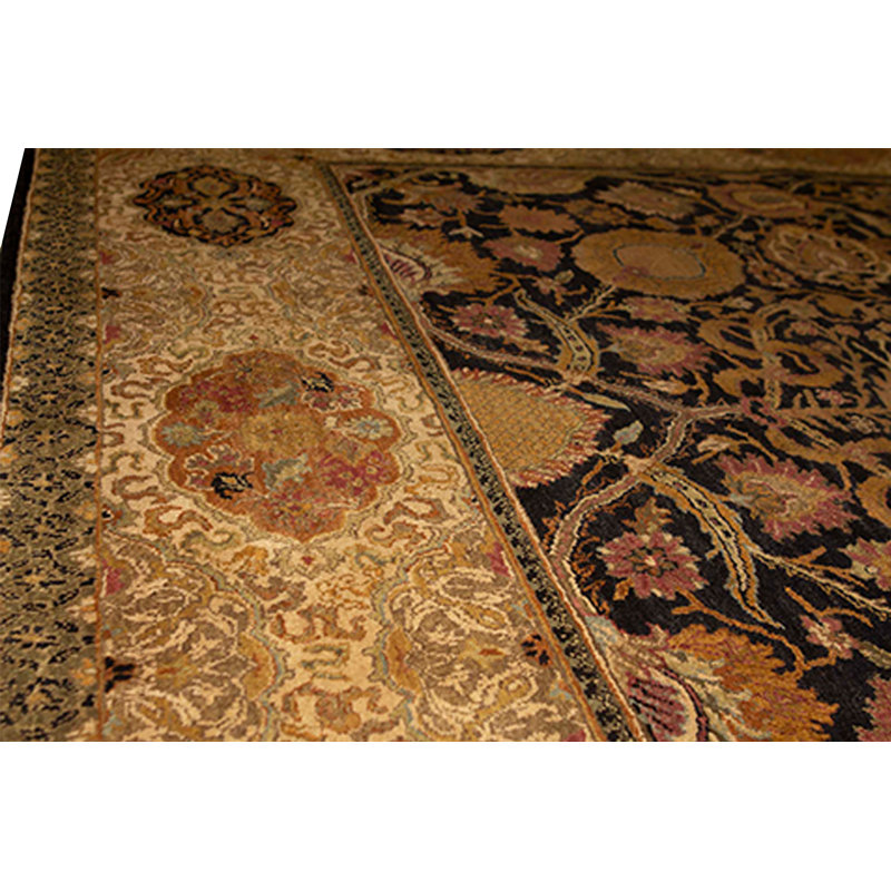 Hand Woven Wool Floral Area Rug