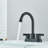2-handle Bathroom Faucet with Drain Assembly