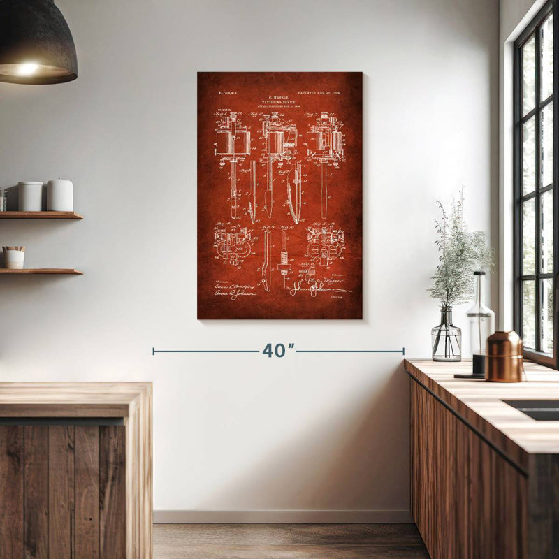 Tattooing Device Kynaat, 39" H x 26" W