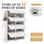 32 Pair Stackable Shoe Storage Cabinet-1583016013