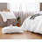 Ruffle Comforter Set 3 Pieces-Bedding for All Seasons Fluffy Vintage Farmhouse Comforter With Two Pillowcases-117190133-117190142