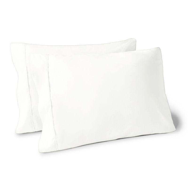 Soft Microfiber Pillowcase Set, 2 Standard Pillowcases, Cream