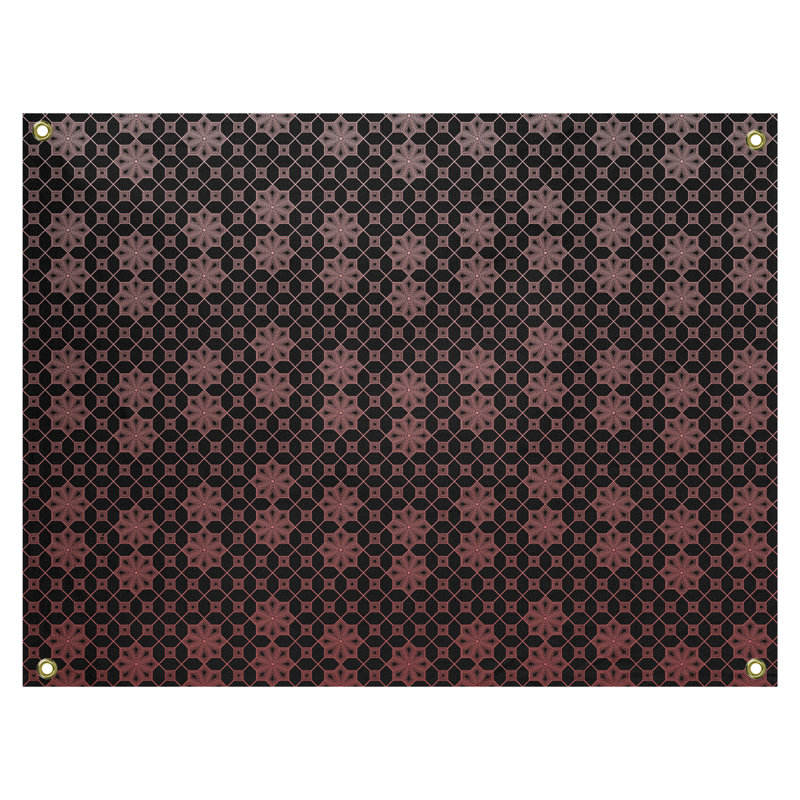 Tapisserie en treillis dégradé par katelyn elizabeth Avicia, H 60,5 po x l 81,5 po, Intérieur / extérieur