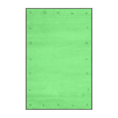 Washable Abstract Indoor Rug