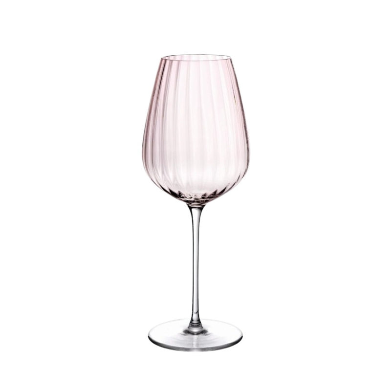 Round Up Handmade Crystal White Wine Glass