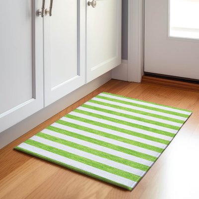 Premium Machine Washable Cerrito AMF528 Lime Rug