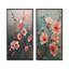 Ensemble de 2 pièces d'art mural rose et gris-855813737-855813790-855813777