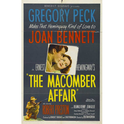 The Macomber Affair Movie Poster (11 X 17) - Item # MOVIJ1179 -  Posterazzi