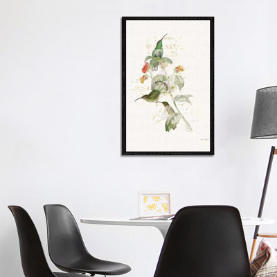 Colorful Hummingbirds III by Katie Pertiet - Gallery-Wrapped Canvas Giclée on Canvas