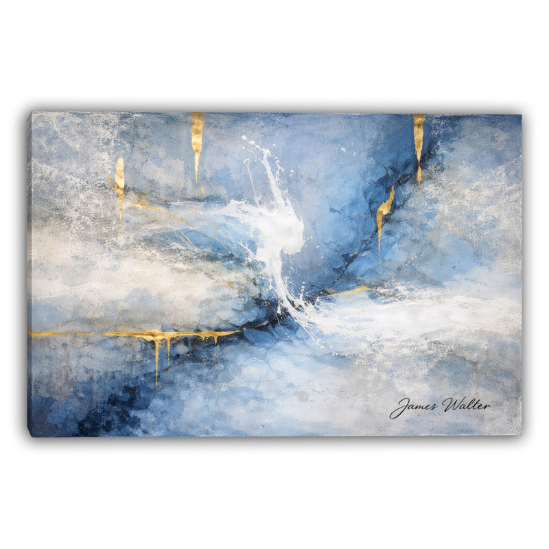 Art mural sur toile Ocean Drift, L 48 po x H 36 po x P 1,5 po