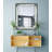 Heavner Solid Wood Flat Wall Mirror-926672540-926672539