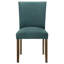 Chaise d'appoint rembourrée bleu sarcelle Conifer (seulement chaises de salle à manger)