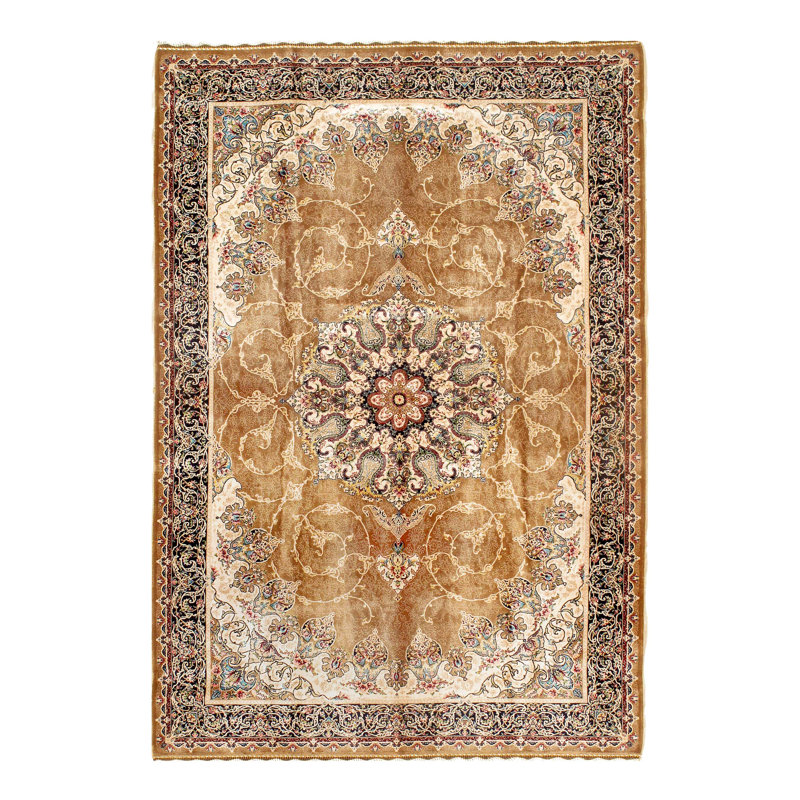 Tapis persan Qum Design 3'3"X 5'