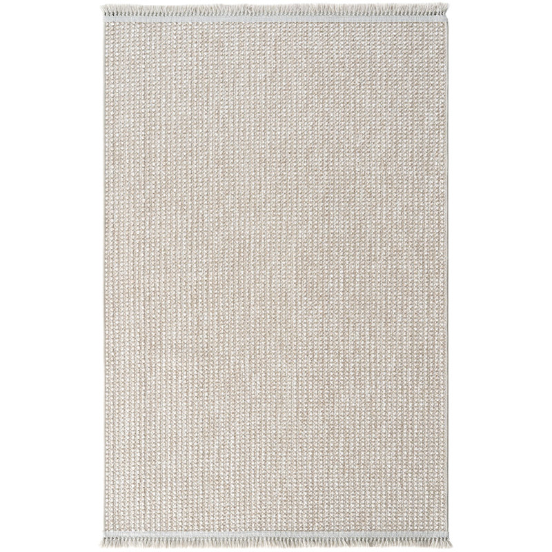 Relina Geometric Indoor / Outdoor Area Rug, Rectangle 6'6" x 9'10"