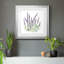 Lavande botanique I - peinture encadrée-528708047-528708044