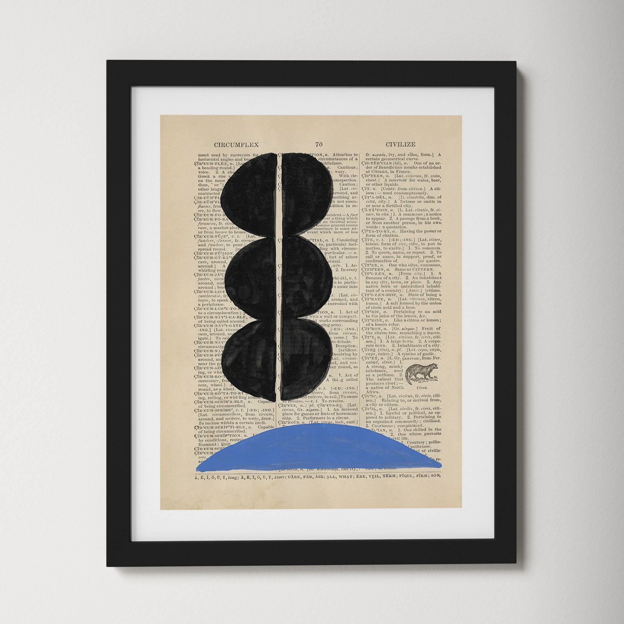 AllModern Adreille Modern Definition II Framed On Paper by W. Stramel