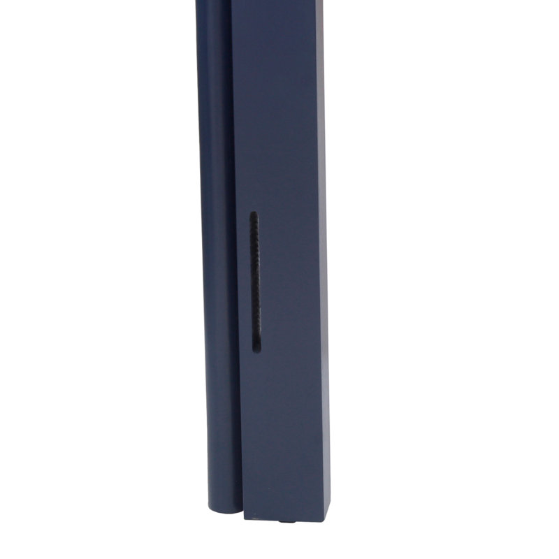 Tête de lit en rotin, Double/Grand, Bleu marine