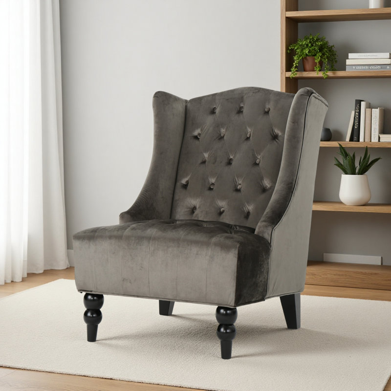 Chaise club à dossier haut