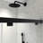 6076 Inch Shower Door - Matte Black, Double Sliding, 8Mm Tempered Glass, Nano Cleaning, Soft Closing Function, -Proof Membrane Sliding Black Easy Clean, Adjustable , - Cover