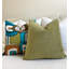 Housse de coussin en velours vert uni-108655428-108655429