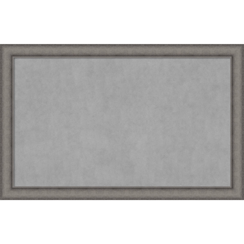 Tableau magnétique encadré en béton bruni Keeton, H 28 po x l 44 po